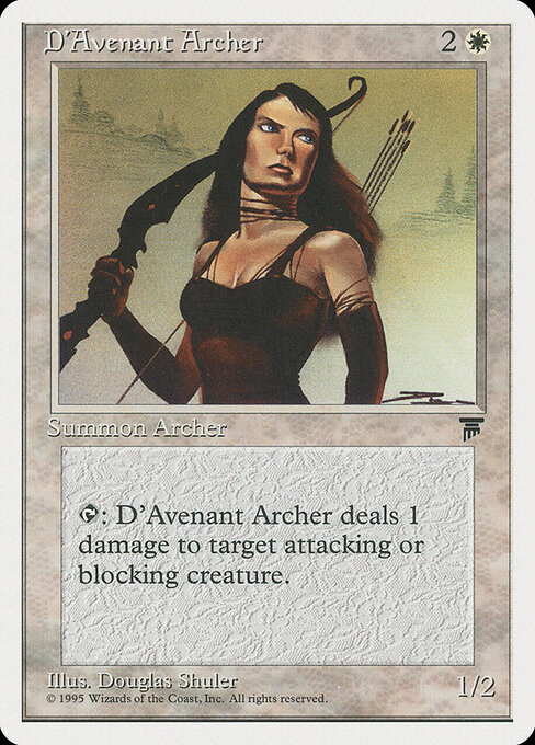 D'Avenant Archer — art by Douglas Shuler