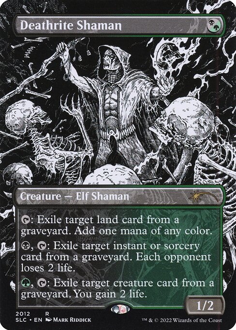 Deathrite Shaman — art by Mark Riddick