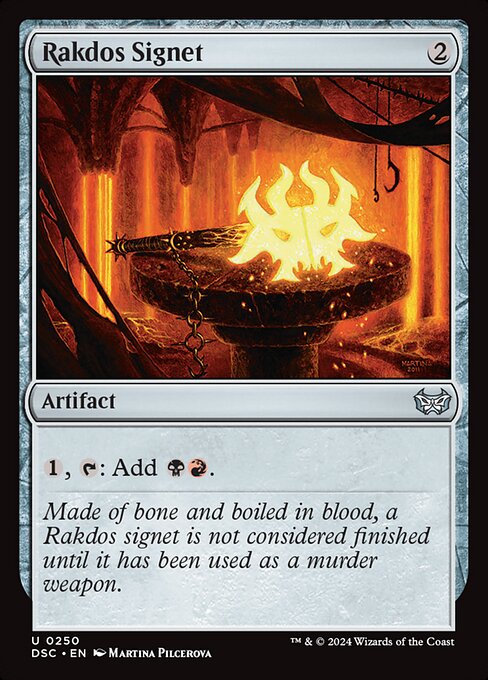 Rakdos Signet — art by Martina Pilcerova