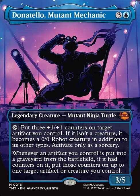 Donatello, Mutant Mechanic — art by Andrew Griffith