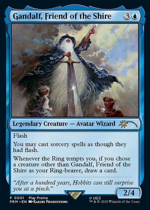 Gandalf, Friend of the Shire — art by Bakshi Productions