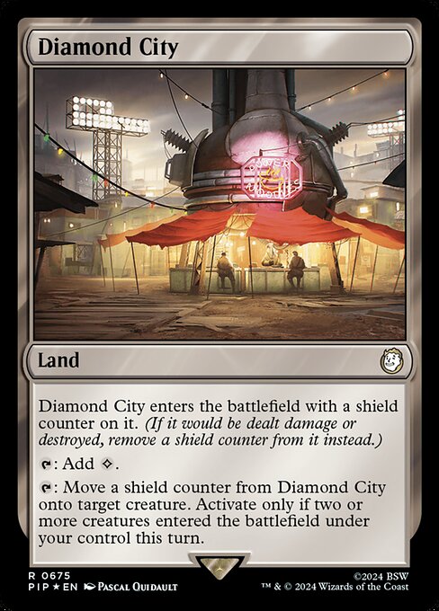 Diamond City — art by Pascal Quidault