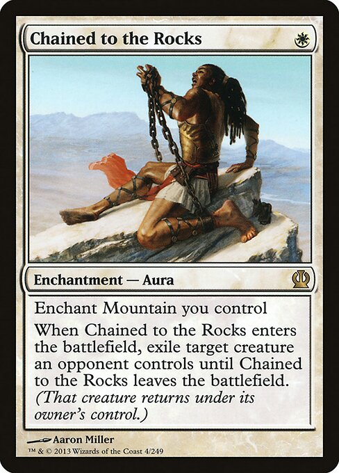 Chained to the Rocks — art by Aaron Miller