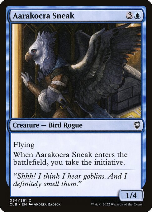 Aarakocra Sneak — art by Andrea Radeck