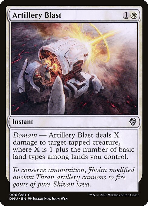 Artillery Blast — art by Julian Kok Joon Wen