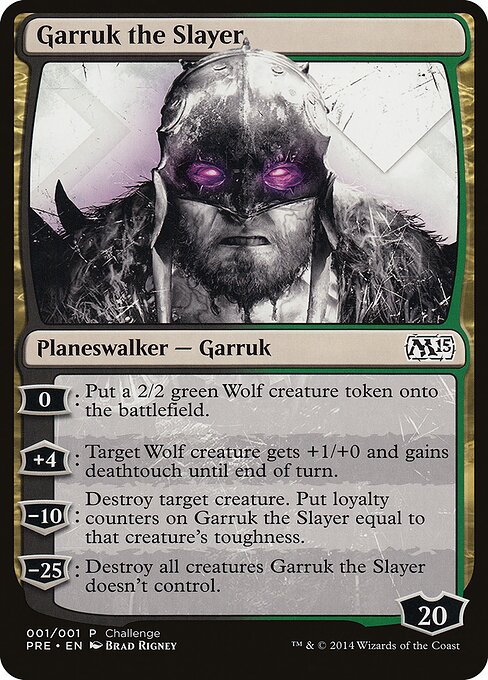 Garruk the Slayer — art by Brad Rigney