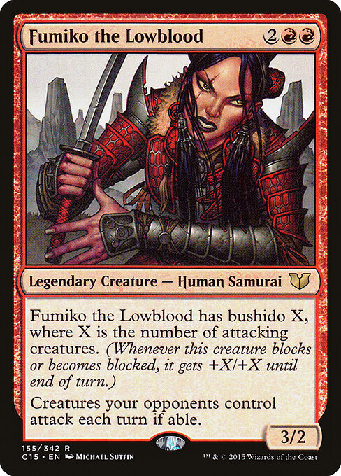Fumiko the Lowblood — art by Michael Sutfin