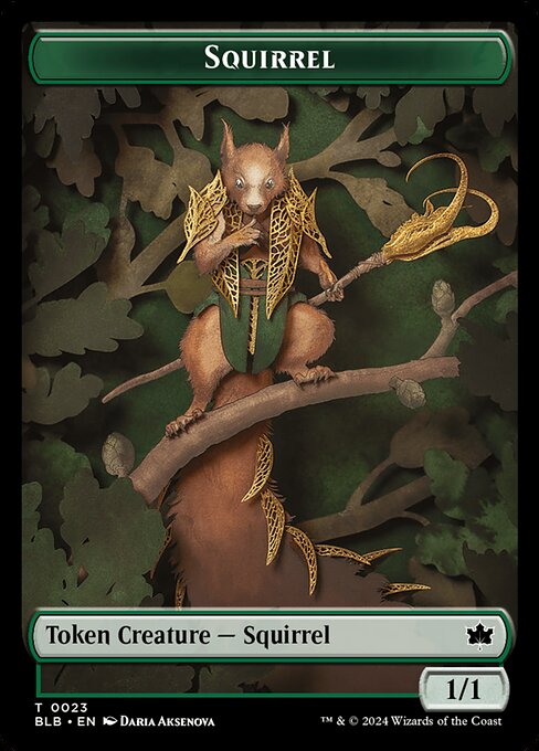 Squirrel — art by Daria Aksenova