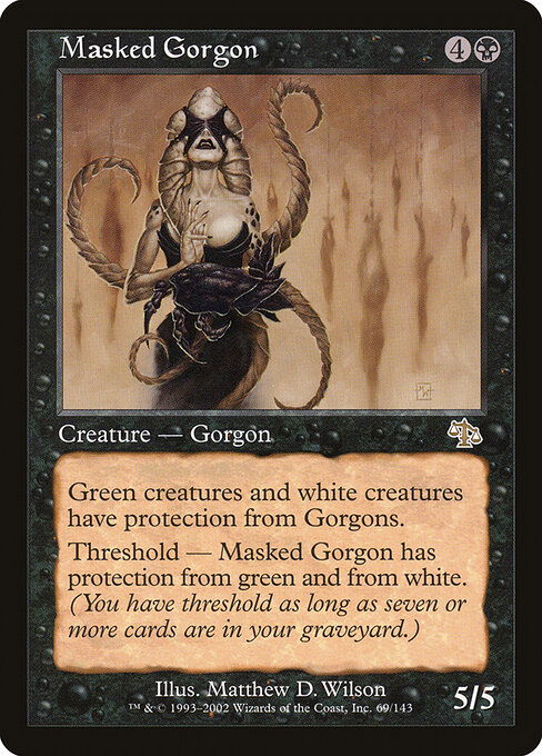Masked Gorgon — art by Matthew D. Wilson