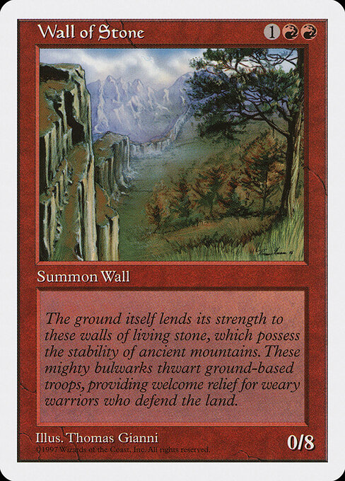 Wall of Stone — art by Thomas Gianni