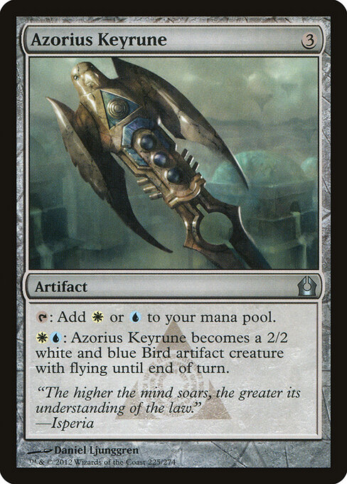 Azorius Keyrune — art by Daniel Ljunggren