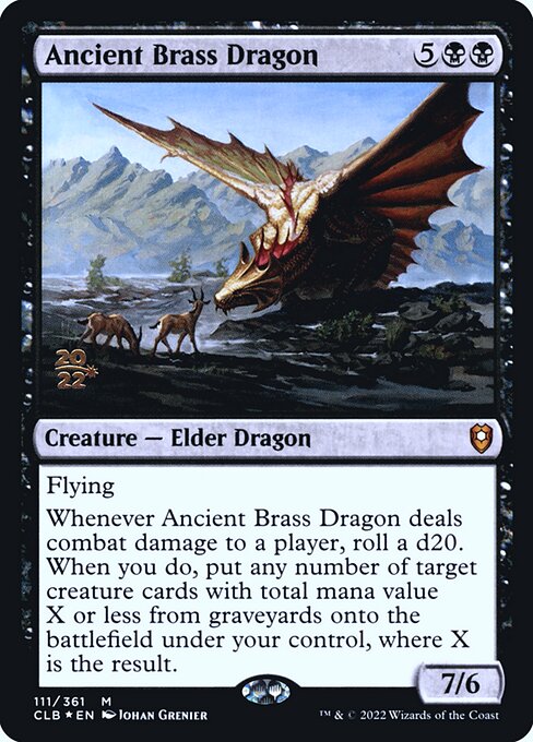 Ancient Brass Dragon — art by Johan Grenier