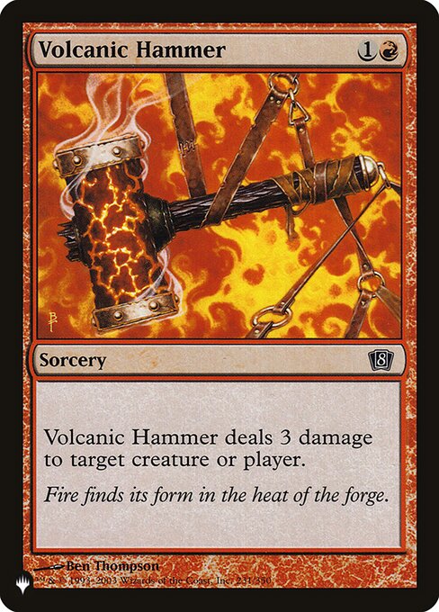 Volcanic Hammer — art by Ben Thompson