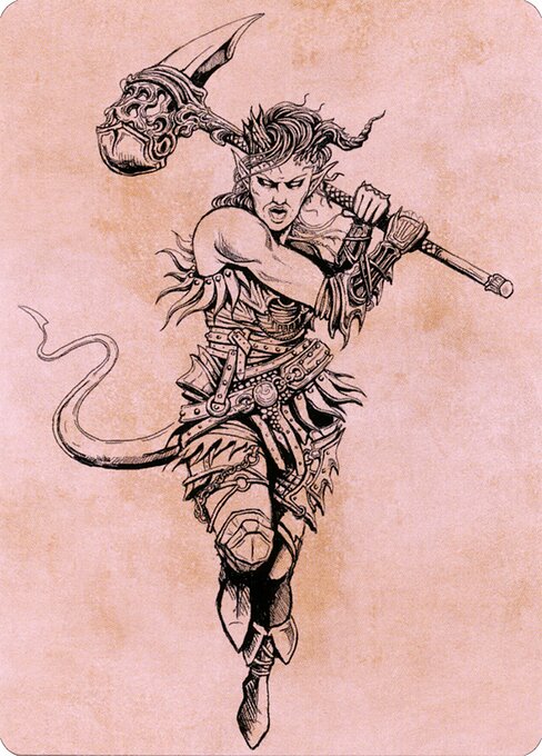 Karlach, Fury of Avernus // Karlach, Fury of Avernus — art by Justine Jones