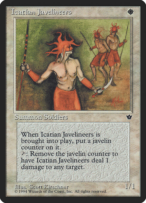 Icatian Javelineers — art by Scott Kirschner