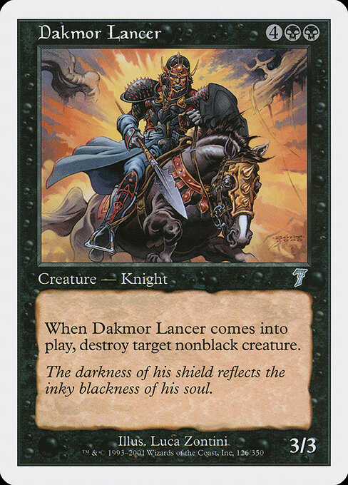 Dakmor Lancer — art by Luca Zontini