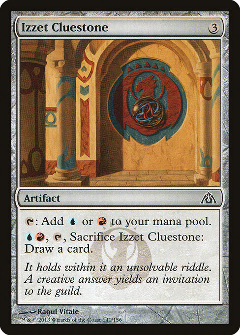 Izzet Cluestone — art by Raoul Vitale