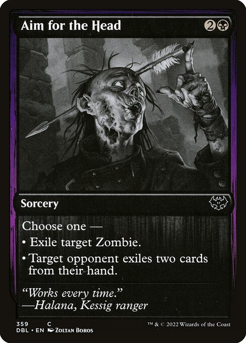 Aim for the Head — art by Zoltan Boros
