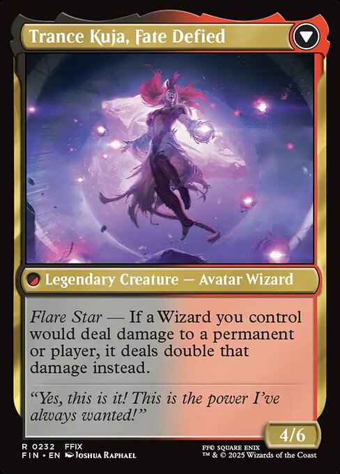 Kuja, Genome Sorcerer // Trance Kuja, Fate Defied — art by Joshua Raphael