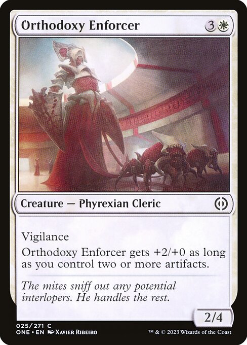 Orthodoxy Enforcer — art by Xavier Ribeiro