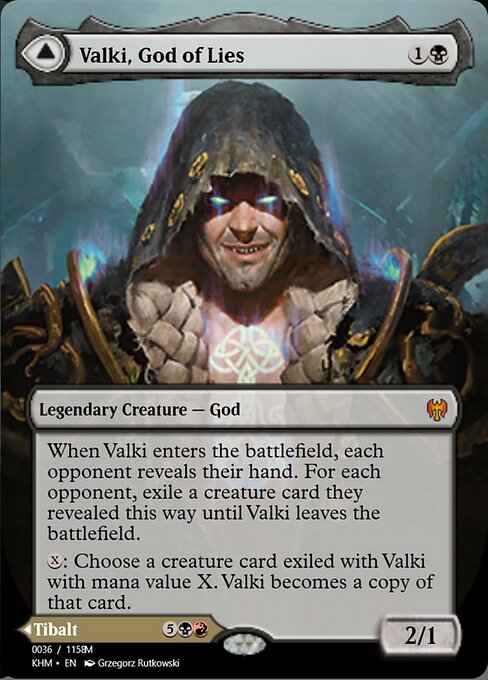 Valki, God of Lies // Tibalt, Cosmic Impostor — art by Grzegorz Rutkowski