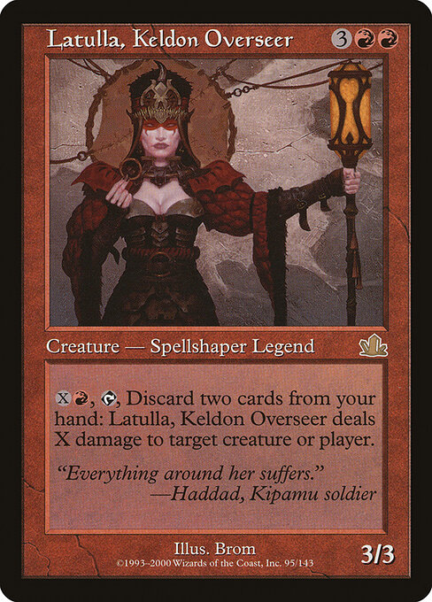 Latulla, Keldon Overseer — art by Brom