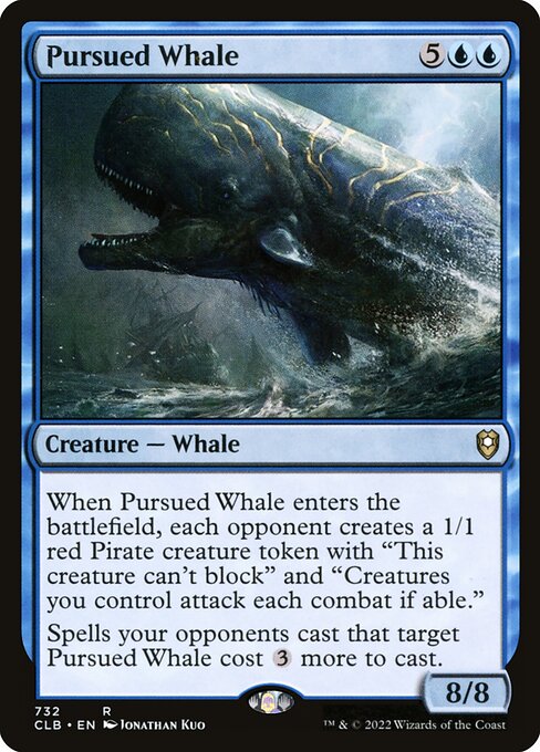 Pursued Whale — art by Jonathan Kuo