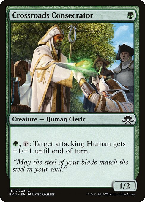 Crossroads Consecrator — art by David Gaillet