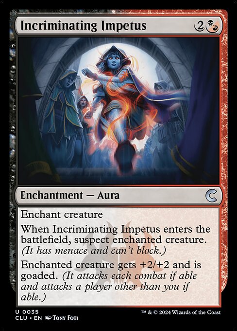 Incriminating Impetus — art by Tony Foti