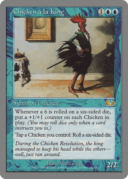 Chicken à la King — art by Mark Zug