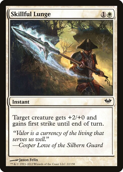 Skillful Lunge — art by Jason Felix