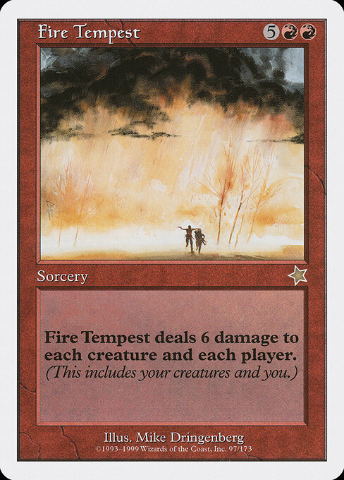 Fire Tempest — art by Mike Dringenberg