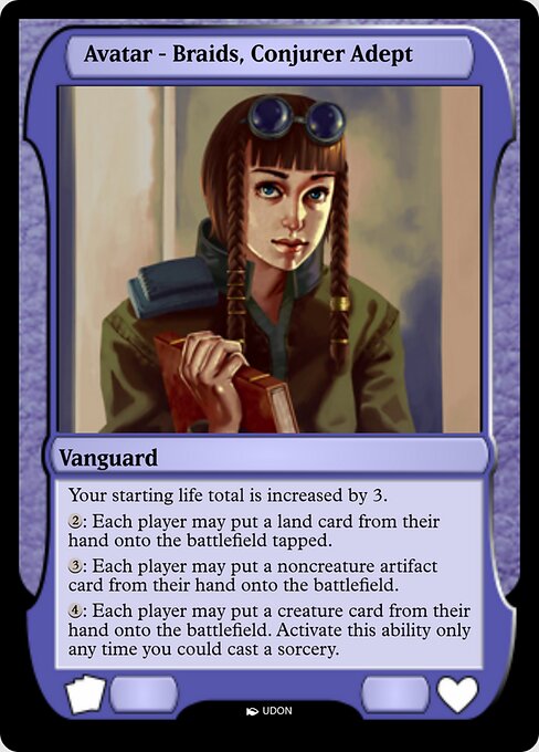 Braids, Conjurer Adept Avatar — art by UDON