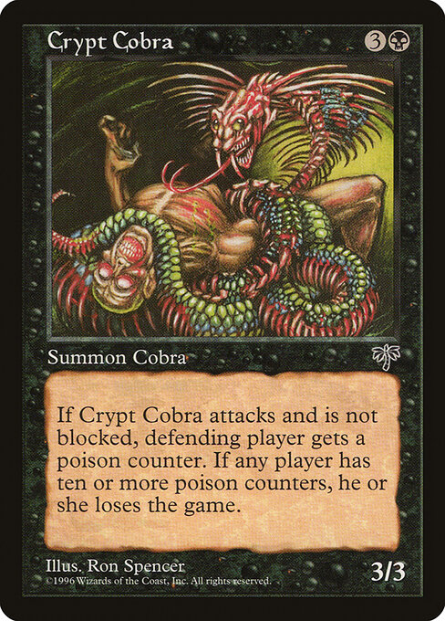 Crypt Cobra — art by Ron Spencer
