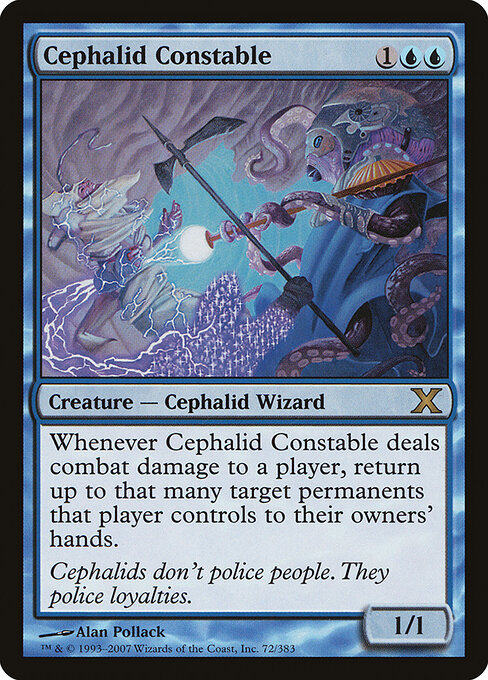 Cephalid Constable — art by Alan Pollack