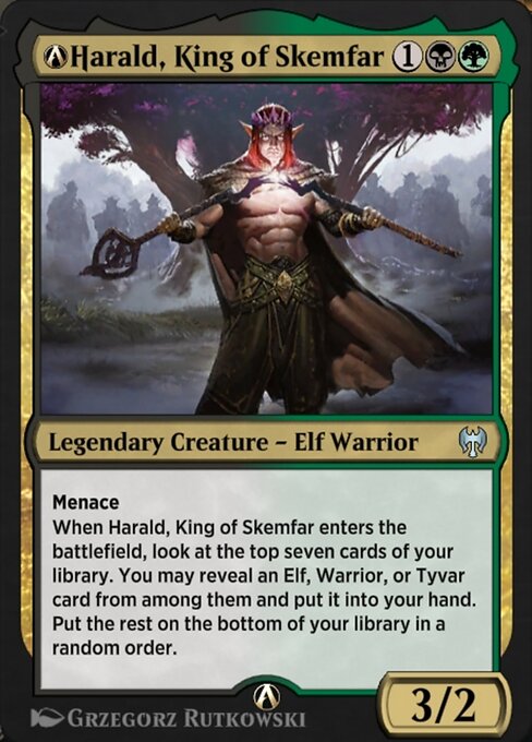 A-Harald, King of Skemfar — art by Grzegorz Rutkowski
