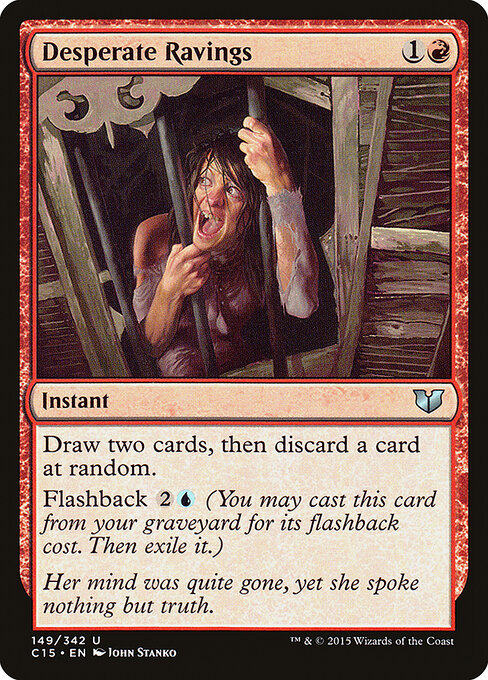 Desperate Ravings — art by John Stanko