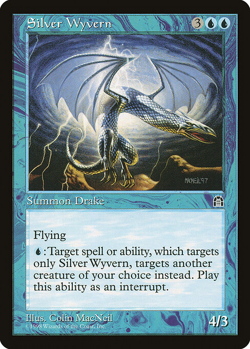 Silver Wyvern — art by Colin MacNeil