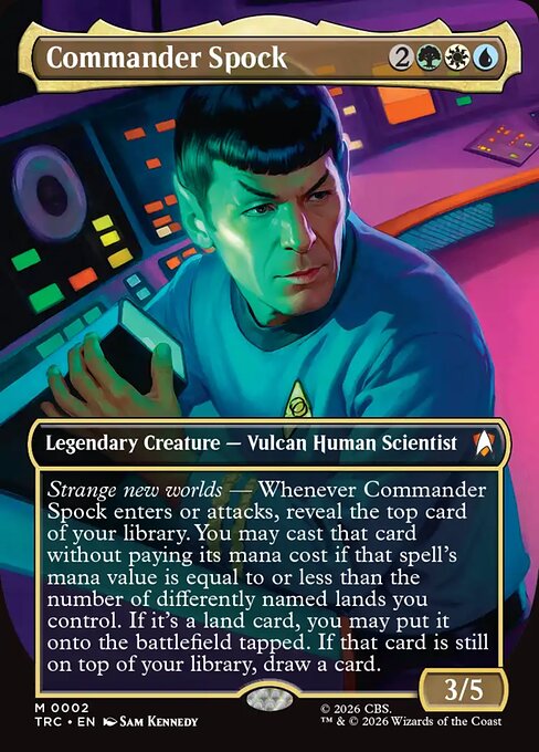 Commander Spock — art by Sam Kennedy