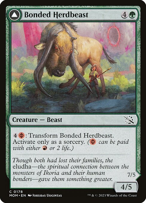 Bonded Herdbeast // Plated Kilnbeast — art by Jokubas Uogintas