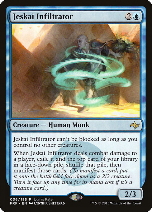 Jeskai Infiltrator — art by Cynthia Sheppard