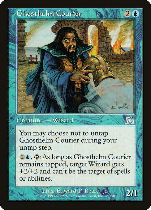 Ghosthelm Courier — art by Edward P. Beard, Jr.