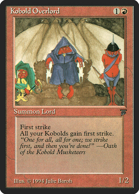 Kobold Overlord — art by Julie Baroh