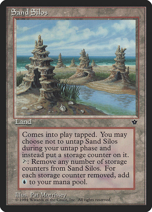 Sand Silos — art by Pat Lewis