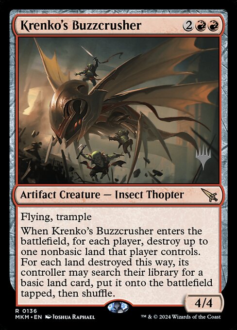 Krenko's Buzzcrusher — art by Joshua Raphael