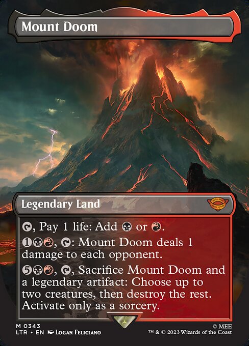 Mount Doom — art by Logan Feliciano