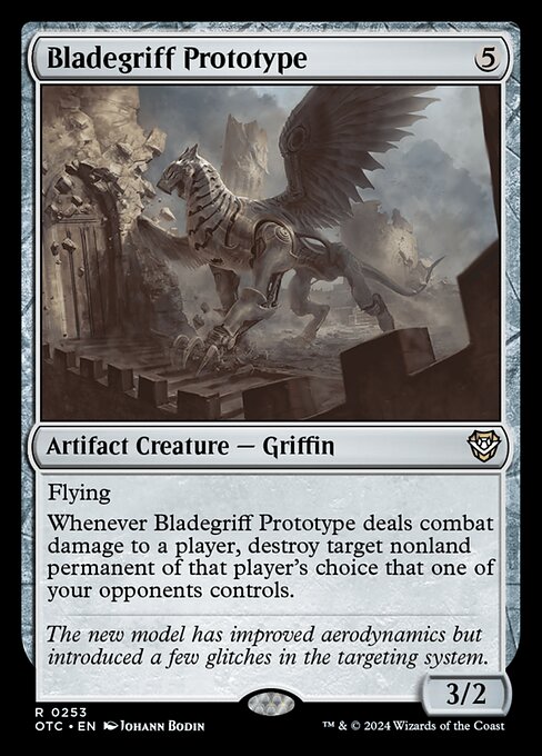 Bladegriff Prototype — art by Johann Bodin