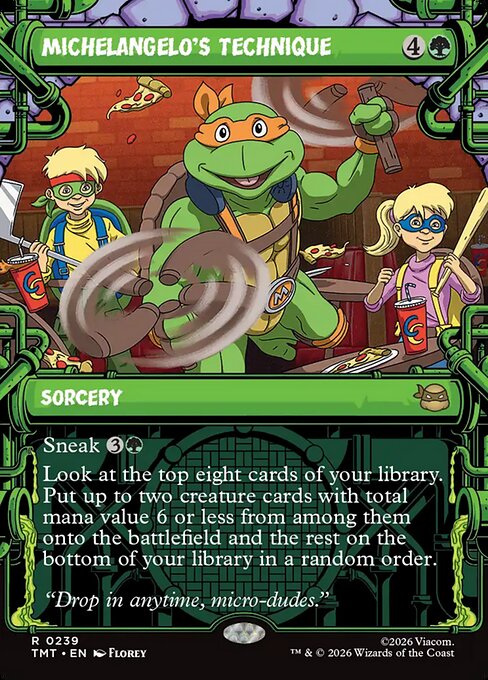 Michelangelo's Technique — art by Florey