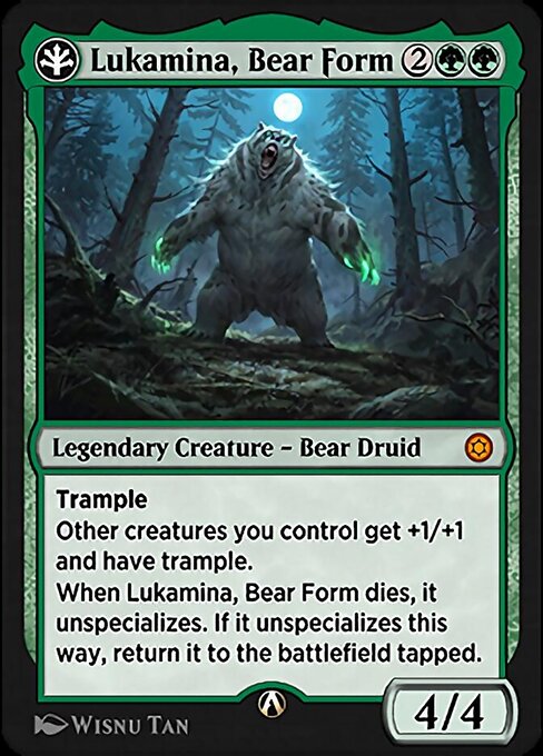 Lukamina, Bear Form — art by Wisnu Tan