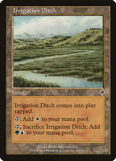 Irrigation Ditch — art by Rob Alexander